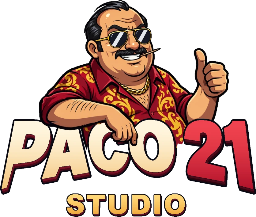 Paco 21 Studio: Paco giving a thumbs up